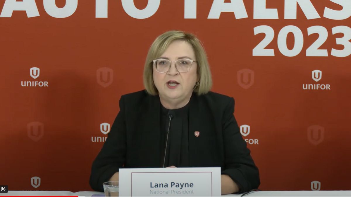 Unifor National President Lana Payne.