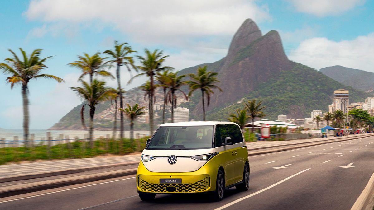 The Volkswagen ID. Buzz Pro, a battery-electric vehicle.